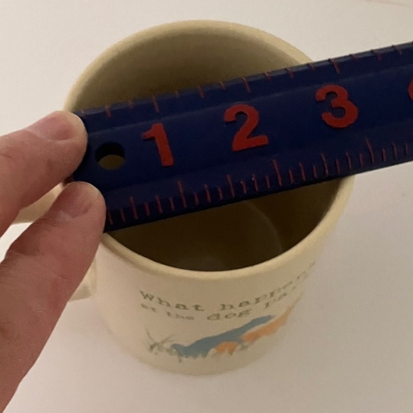 What happens at the dog park... Ceramic Coffee Mug STAYS at the dog park. - Picture 9 of 9